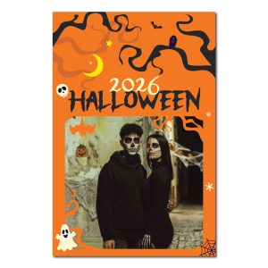 Halloween hűtőmágnes – Egyedi Hűtőmágnes Halloweenre – Saját Fényképpel